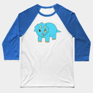 Triceratops Baseball T-Shirt